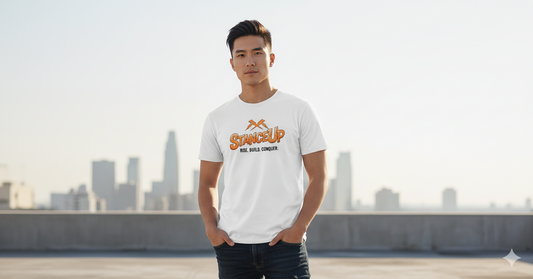 StanceUp™ Orange Statement T-Shirt